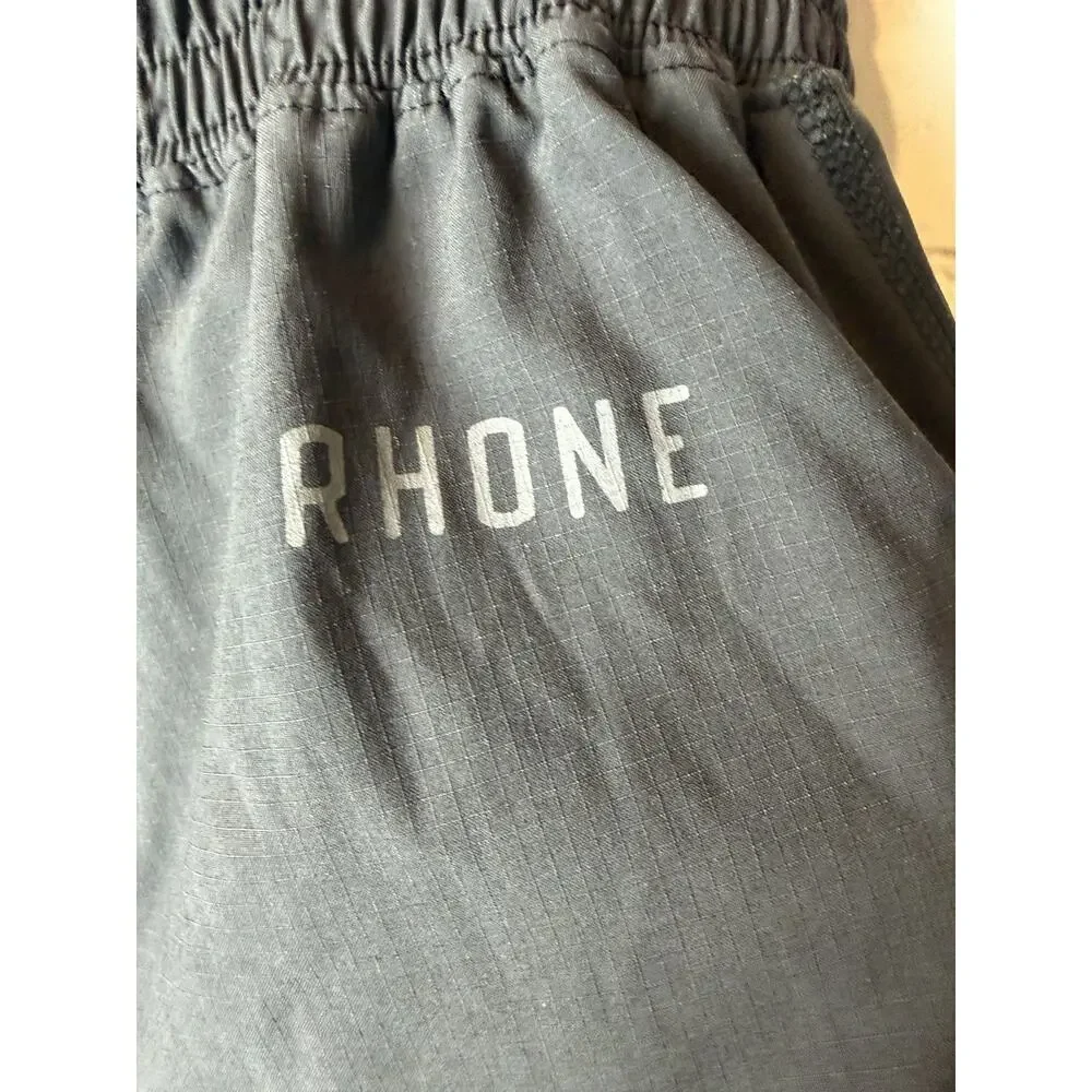 Rhone RN# 141364 Shorts Men Large Black‎ Nylon Stretch Athletic Sport
